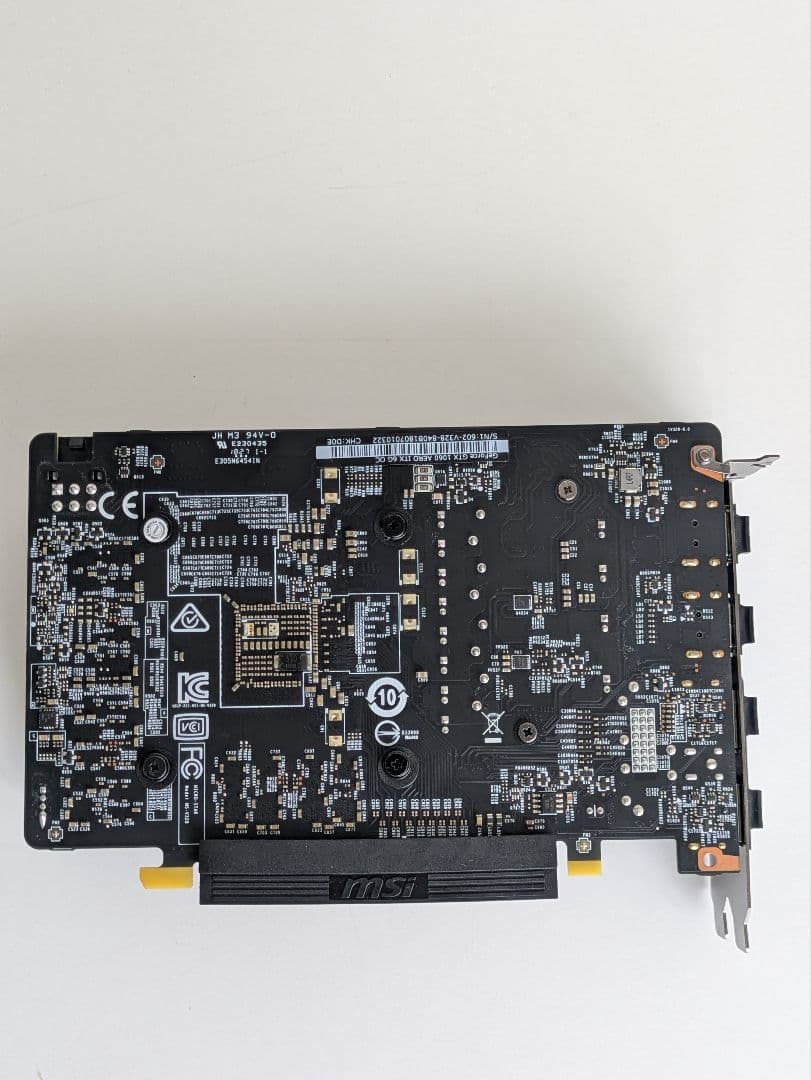 グラフィックボード・グラボ・ビデオカード MSI GeForce GTX 1060 AERO ITX 6G OC