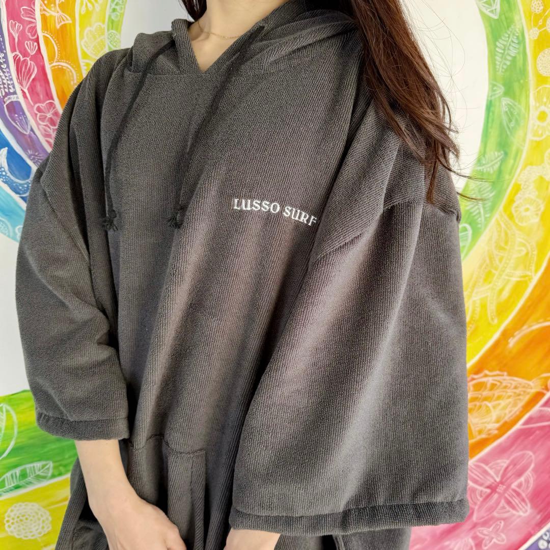 再入荷　LUSSO SURF お着替えポンチョ　グレー⭐︎送料込み