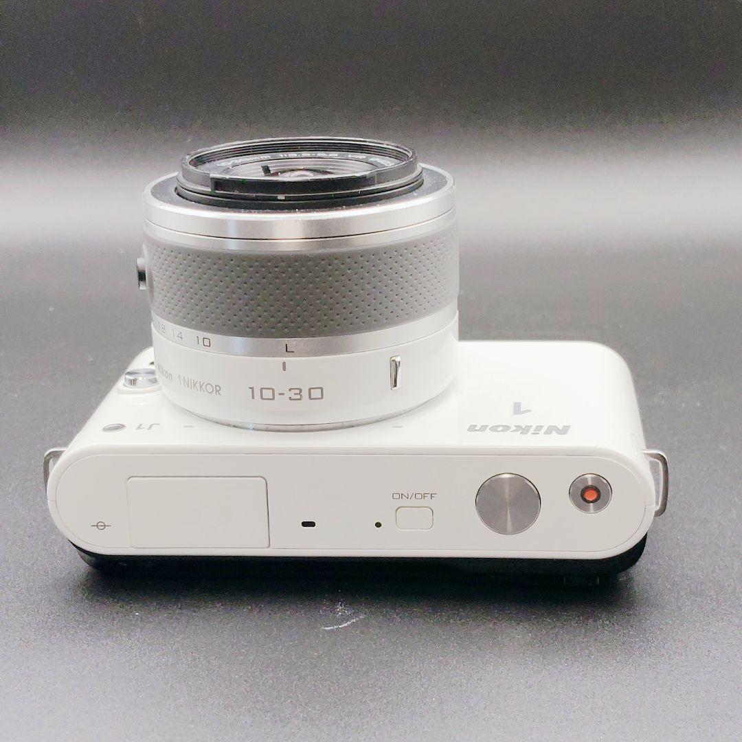 NIKON 1 J1 10-30mmVR レンズキット ホワイト スマホに転送