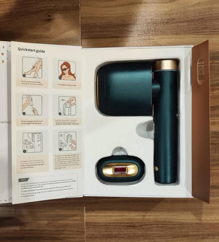 BoSidin 家庭用脱毛器フラッシュ式 【ヒゲ・アンダーを含むほぼ全身対応】