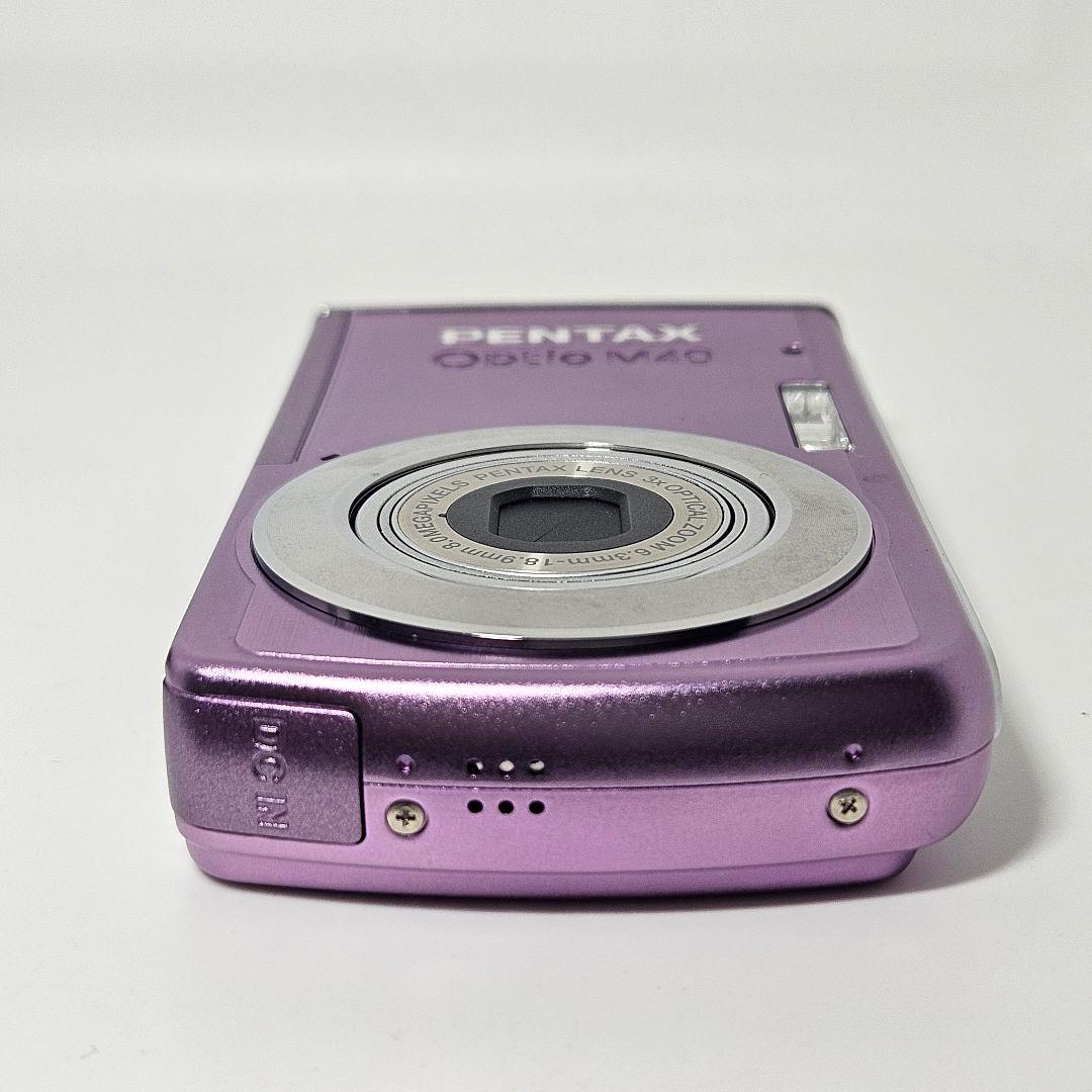 極美品 動作品 PENTAX Optio M40 充電器 バッテリー コンデジ