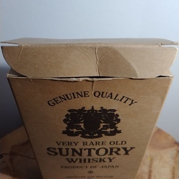 サントリー　オールド特級　180ml スキットルボトル外箱付き