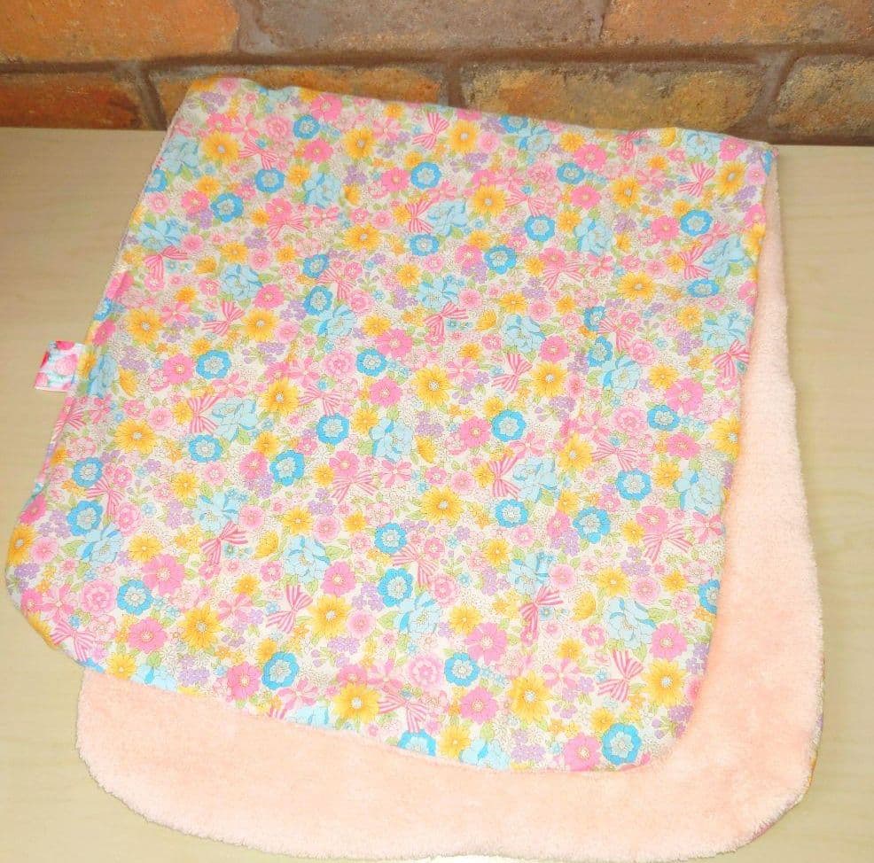 専用♥感謝特価♥１枚限定❤みかん＊柔ふわ❤ヘアドライタオル♥flowerりぼん♥