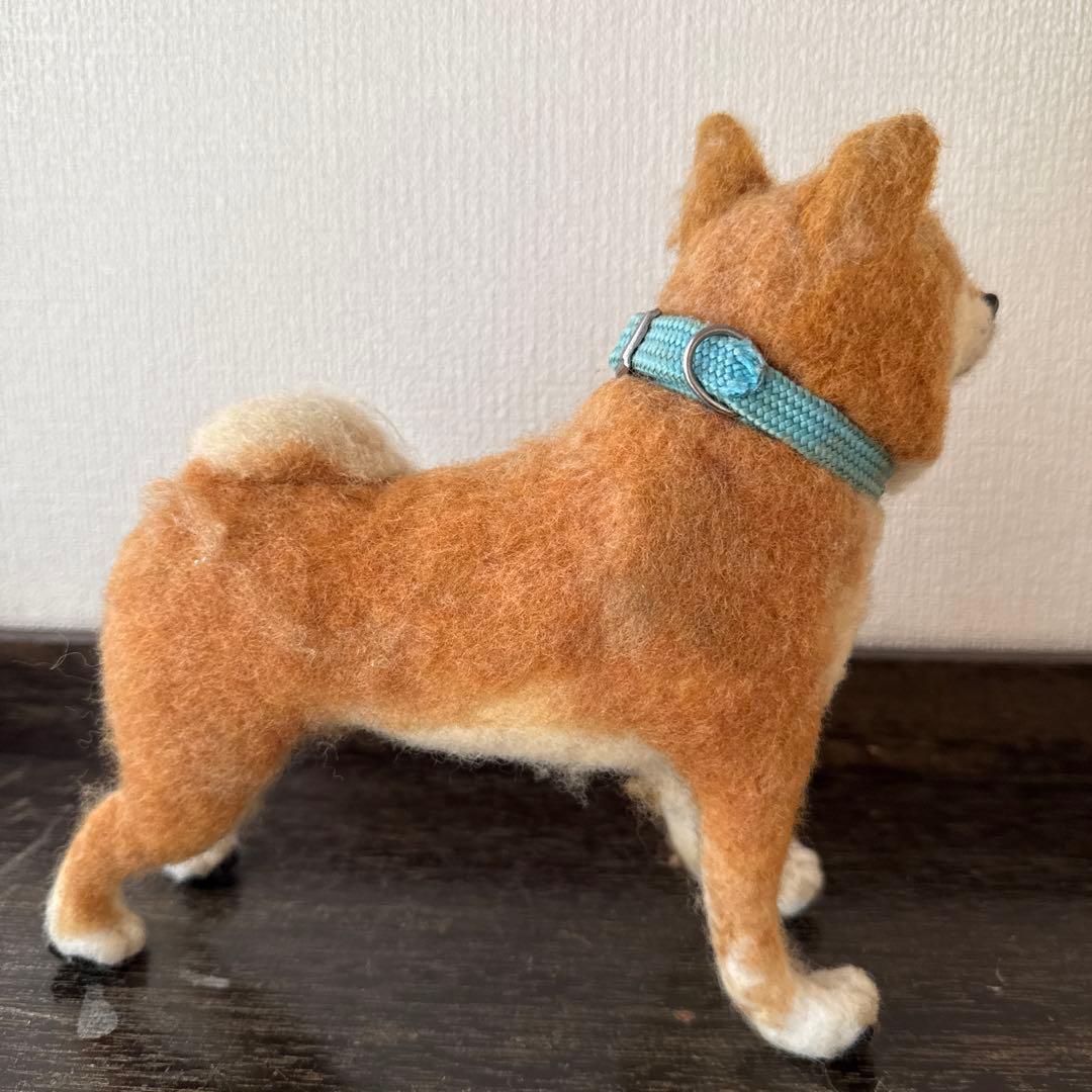 羊毛フェルト 柴犬 ぬいぐるみ