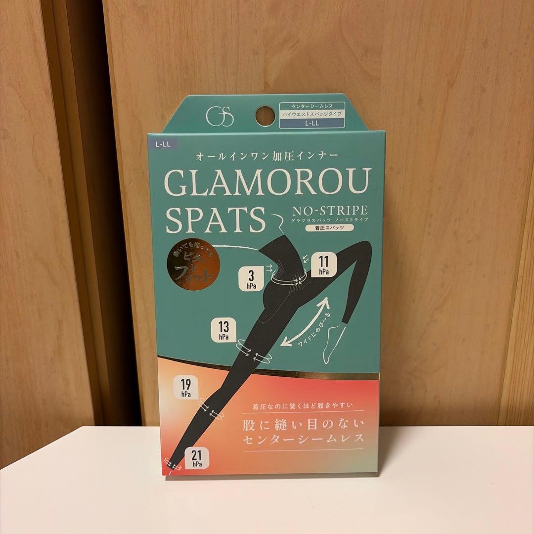 GLAMOROU SPATS NO-STRIPE ブラックL-LL 4枚