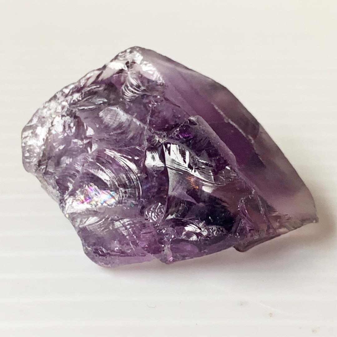 大粒美石★アメトリン 9.3 ct、アメシスト＆シトリン原石set (31)