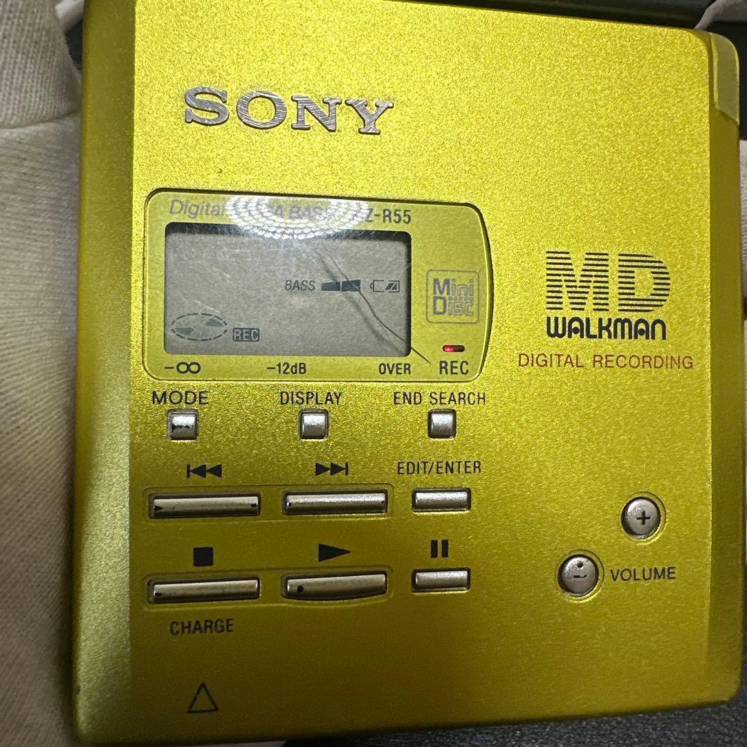 SONY MDウォークマン MZ-R55 動作品