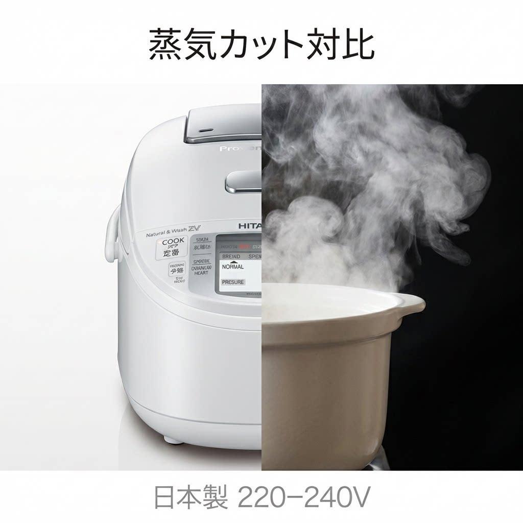 海外仕様モデル 圧カスチーム 極上炊き 1升炊き RZ-KV180Y ホワイト