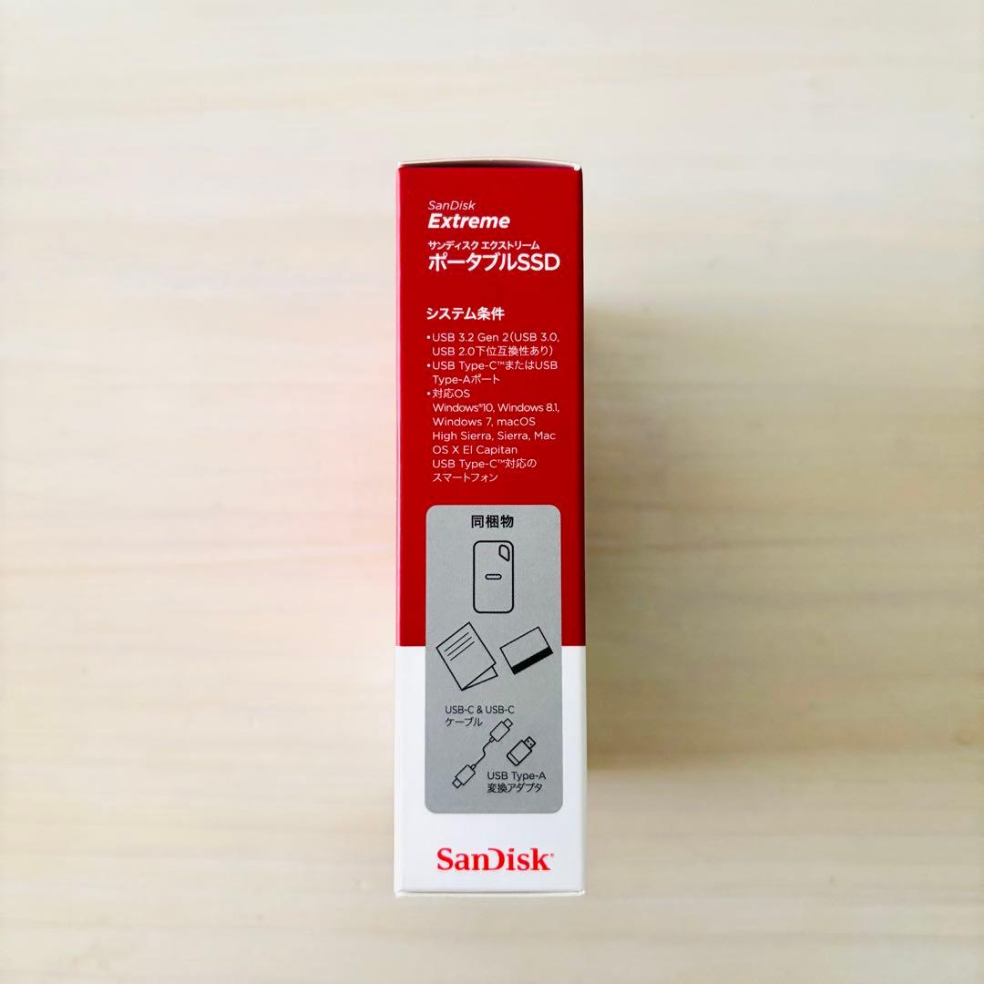 【未開封・未使用】 SanDisk Extreme ポータブルSSD 2TB