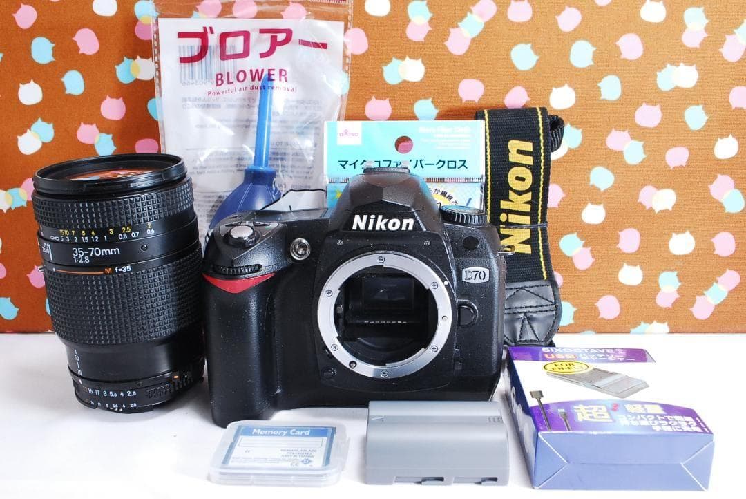 ✨お買い得✨ショット回数3742回✨Nikon D70 レンズセット