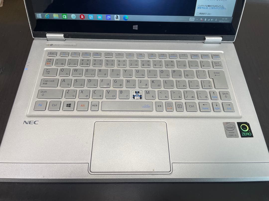 現状品 NEC HZ650/B Zero Core i5 タッチパネル