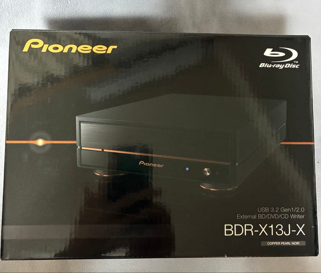 Pioneer BDR-X13J-X 外付けBD/DVD/CDライター