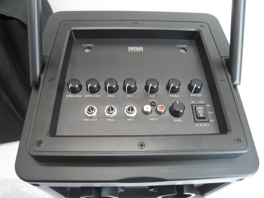 【動作品　美品】 サンワサプライ ワイヤレス拡声スピーカー 400-SP066