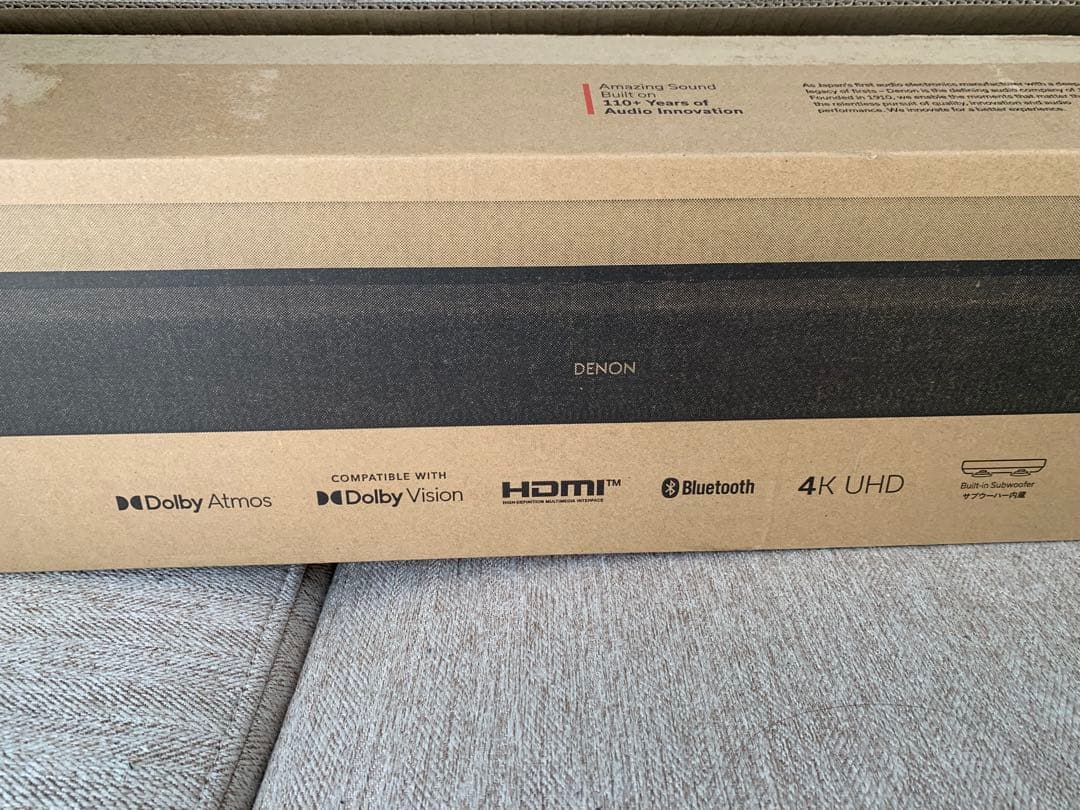 送料無料☆DENON DHT-S218 Dolby Atmos サウンドバー