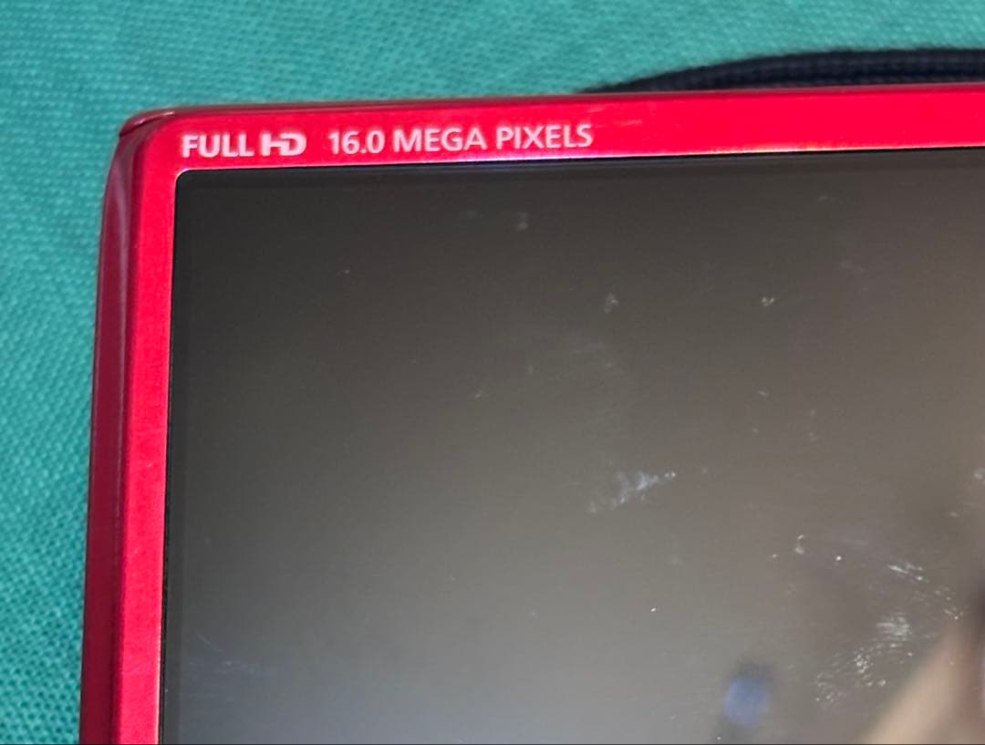 中古デジタルカメラ　デジカメ　赤　キャノン　canon 18× SX600HS