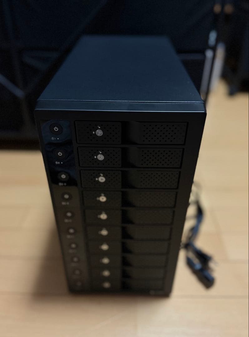 ⭐️美品 裸族のスカイタワー10Bay USB3.2 Gen2 IS 動作良好