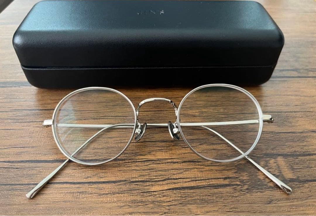 JINS classic all titanium utf 22aメガネ　眼鏡