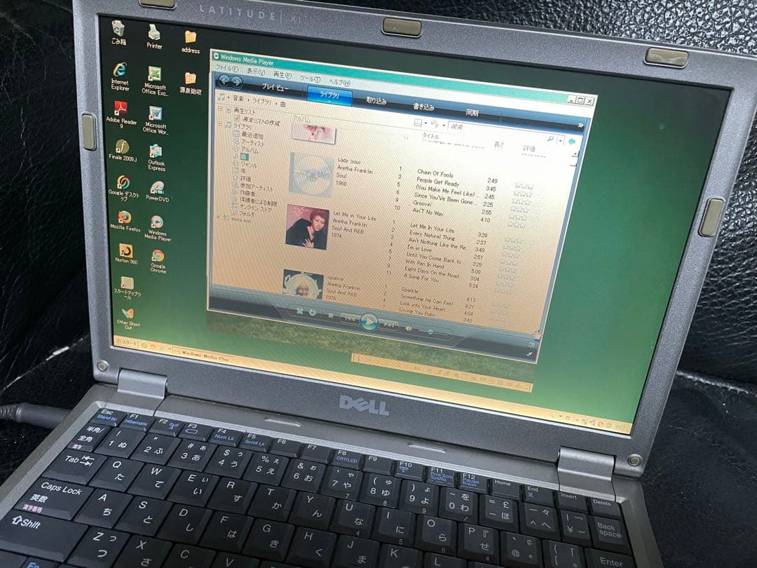 DELL win xp ノートPC LATITUDE X1