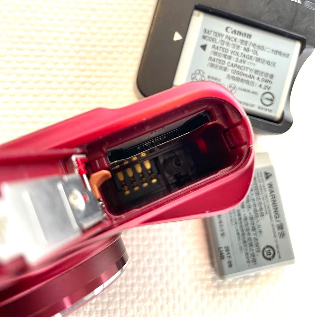 Canon SX720 HS 赤 コンパクトデジタルカメラ 充電器付き
