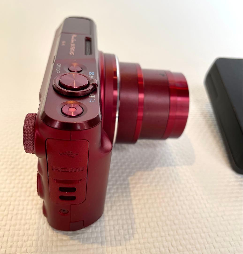 Canon SX720 HS 赤 コンパクトデジタルカメラ 充電器付き