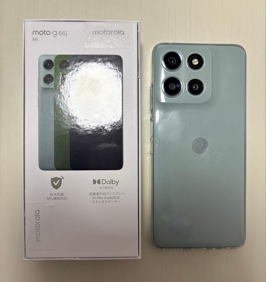motorola moto g66j 5G グレーミスト 新品保護フィルム付き