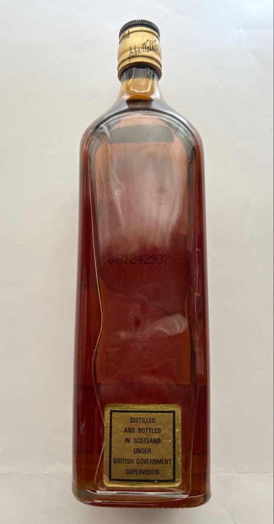 未開栓　ジョニーウォーカー 12年 BLACK LABEL 1000ml