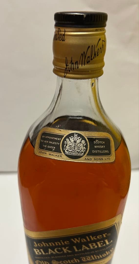 未開栓　ジョニーウォーカー 12年 BLACK LABEL 1000ml