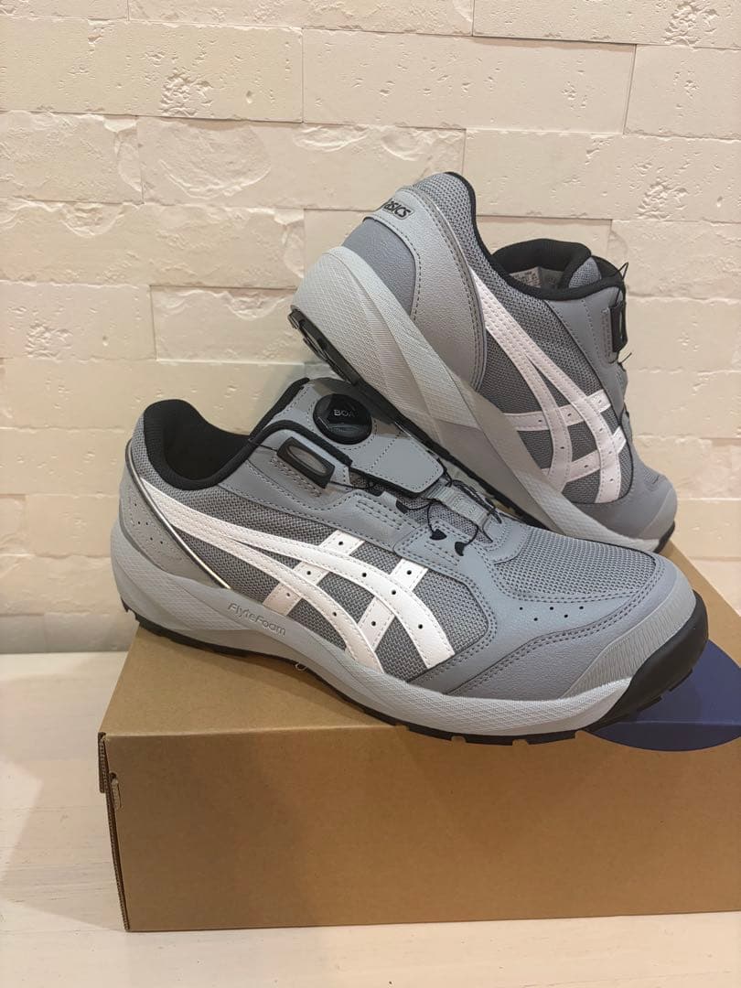 ASICS WINJOB CP229 安全靴 27.0cm グレー/ホワイト