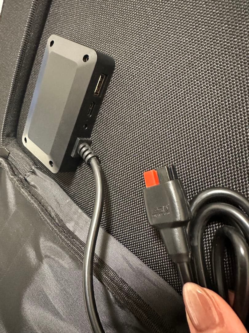 BALDR ポータブル200w 電源収納バッグ ブラック
