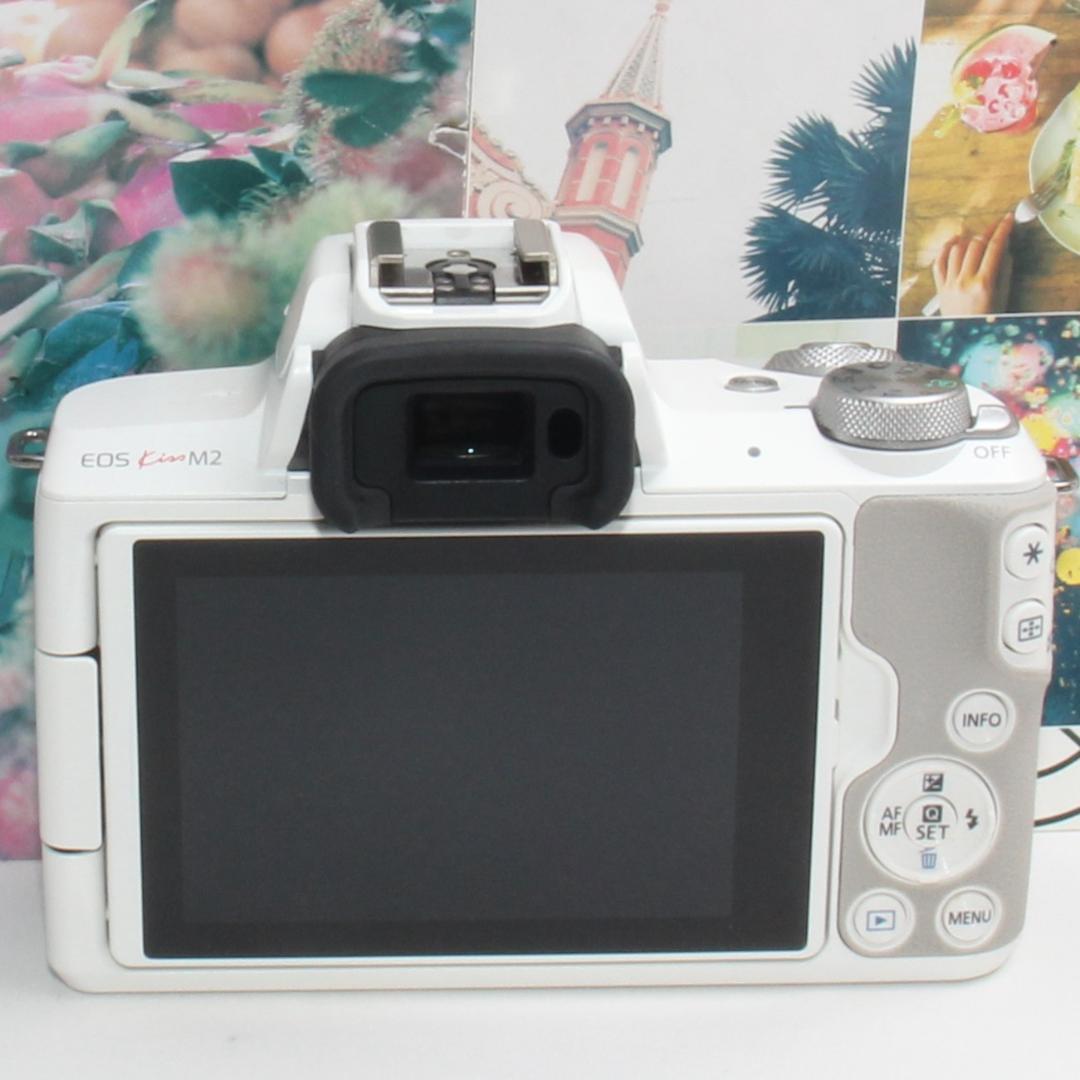 ❤️予備バッテリー付❤️Canon EOS kiss M2 超望遠トリプルレンズ