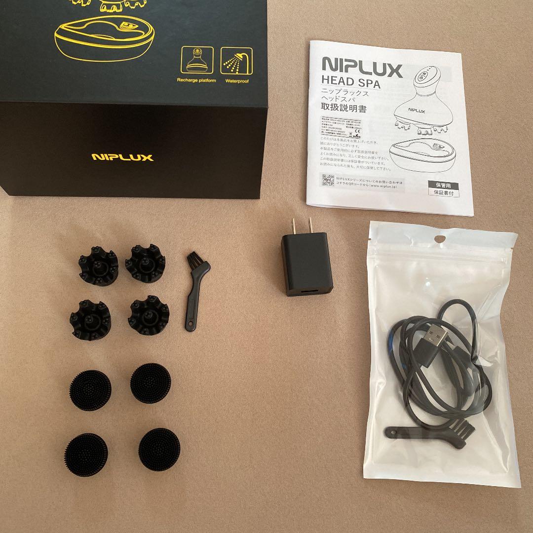 NIPLUS ヘッドスパ 電動頭皮ブラシ