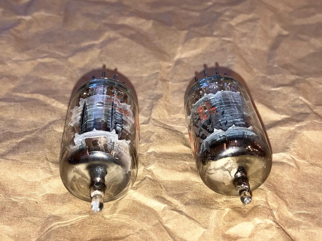 GE 真空管 2本セット 12AX7A ロングプレート 新品？ 未使用？