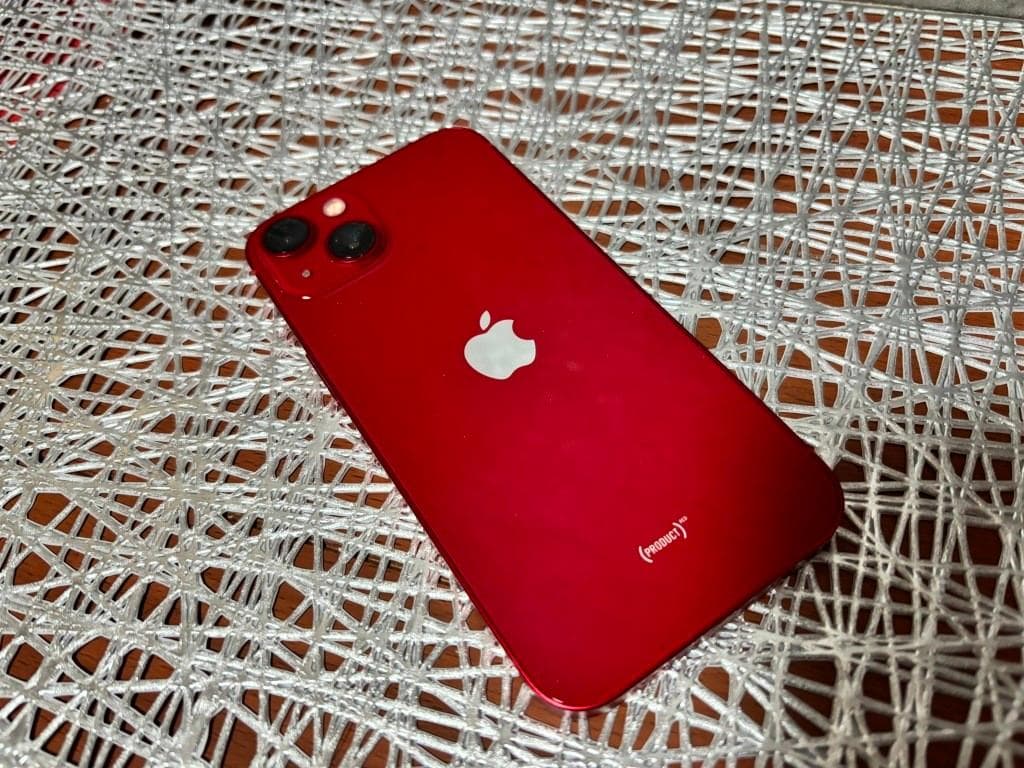 美品 iPhone 13 red レッド 128GB 82％