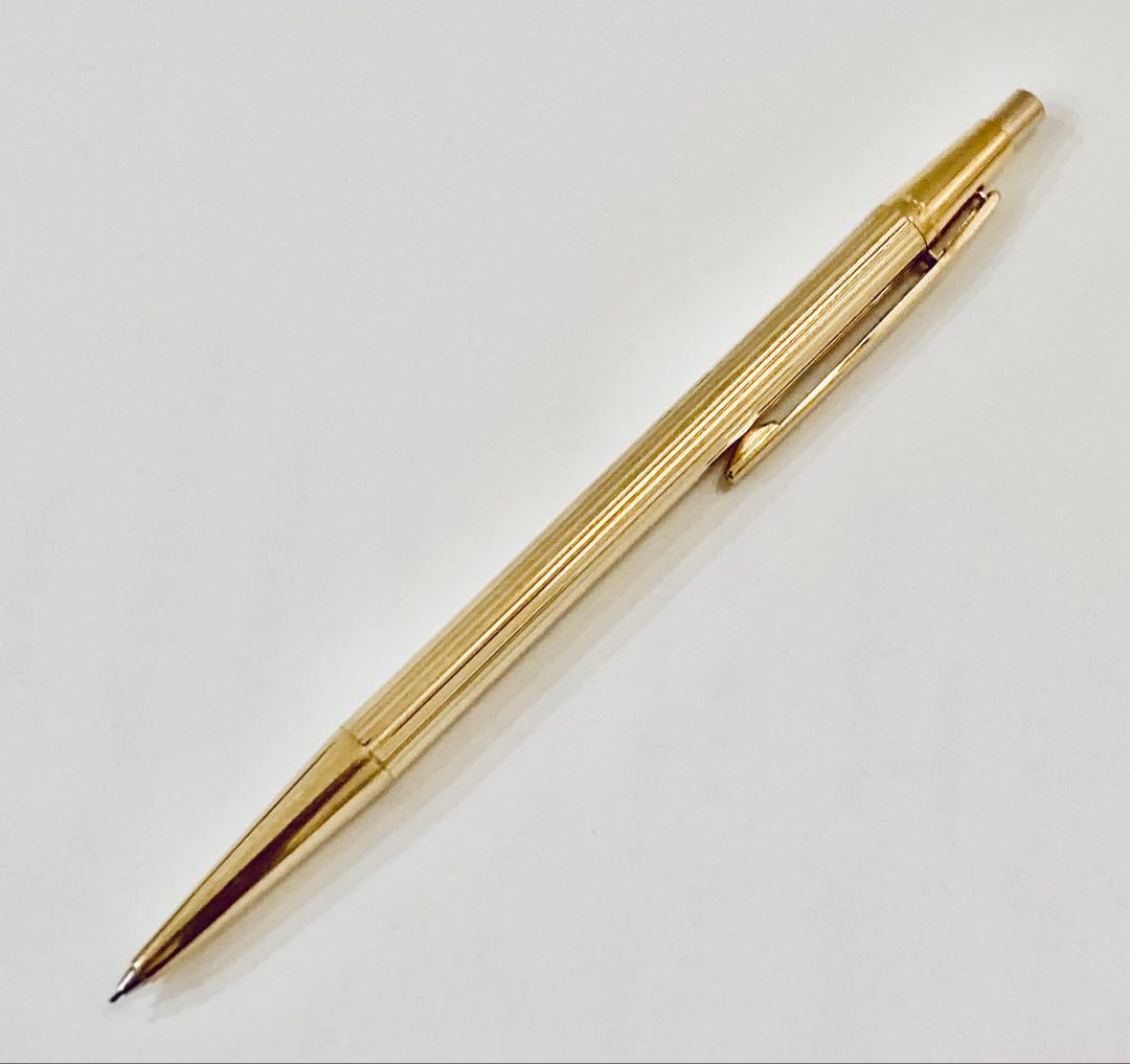 20金張り◆モンブラン高級シャープペンシル ノブレス1970sMONTBLANC