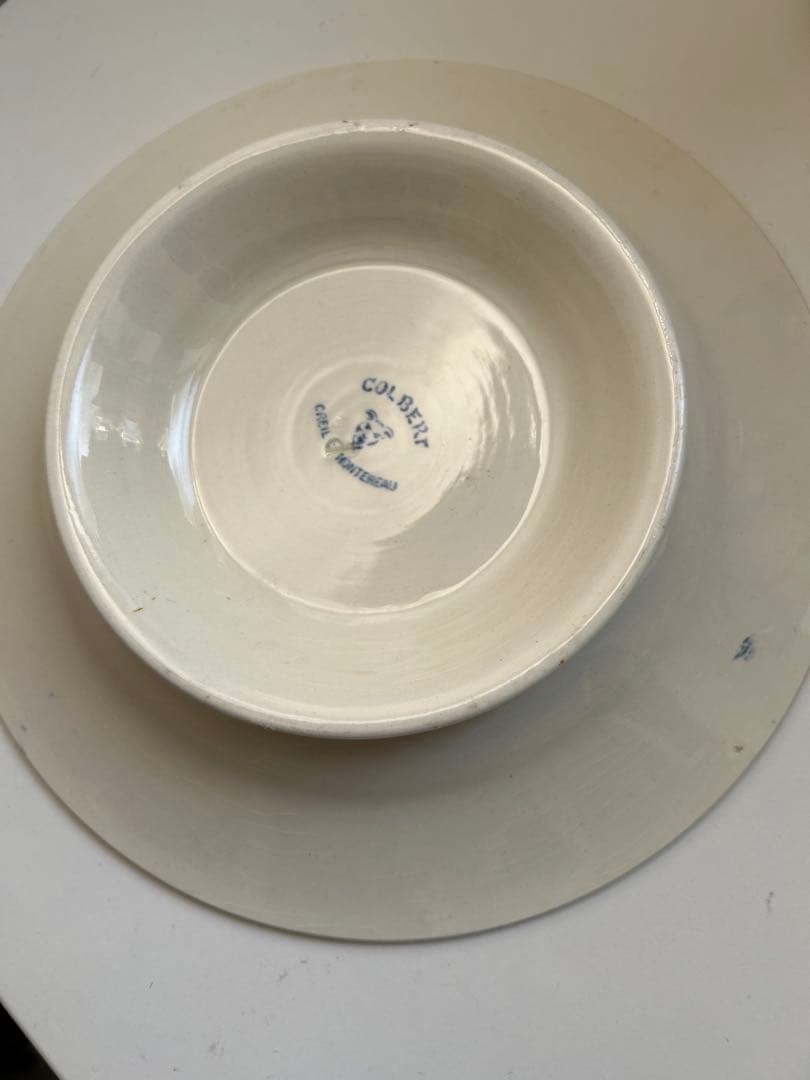 【美品】クレイユモントロー　コルベール　コンポティエ　フランスアンティーク