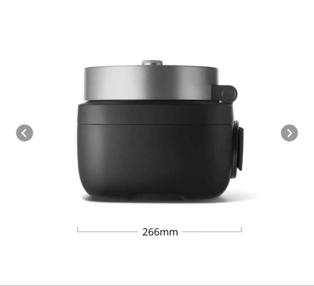 【美品】バルミューダ炊飯器 The Gohan (K08A-BK)