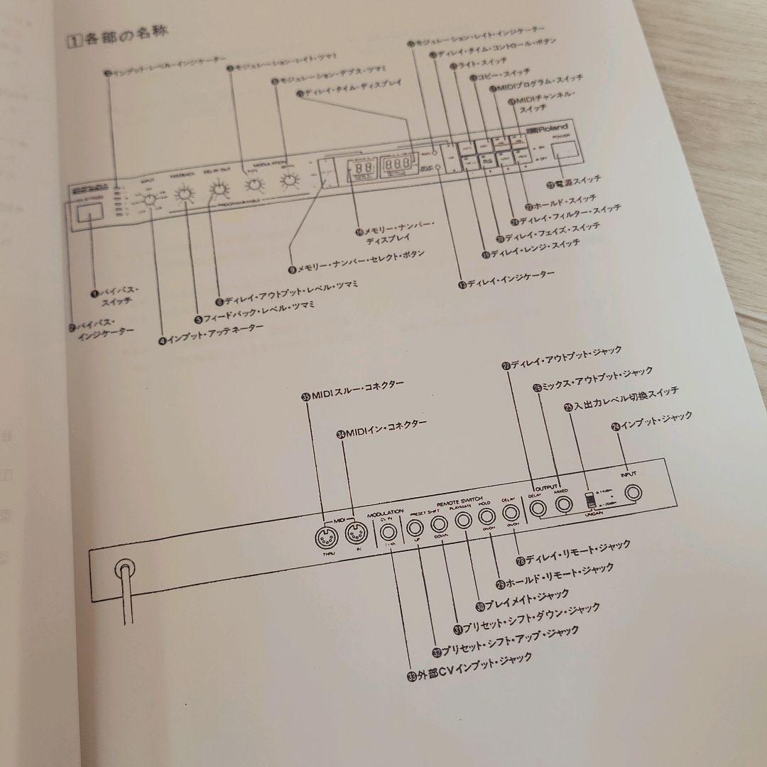 名機 Roland ローランド SDE-2500 デジタルディレイ 動作確認済み