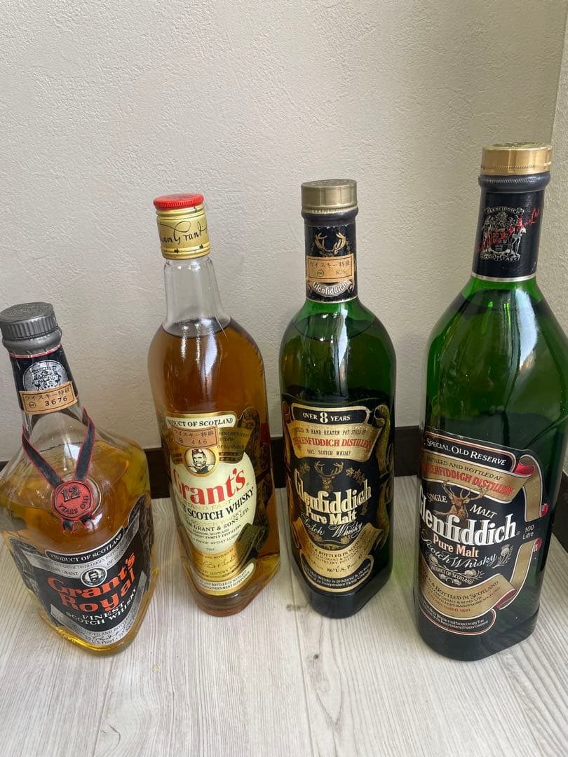 Grant's & Glenfiddich スコッチウイスキー 4本セット