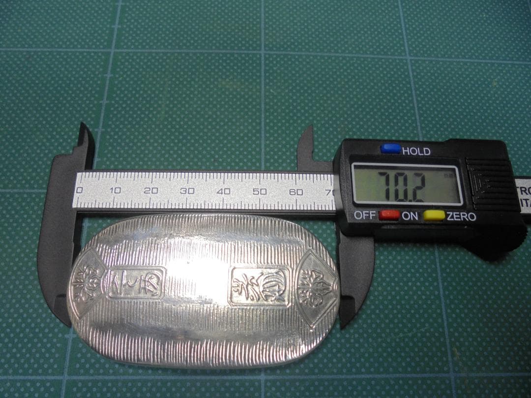 ★ 純銀製(23.5g) 小判型小物入れ(上蓋＋下蓋) 桐箱付(おまけ) ★1