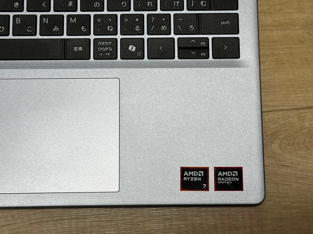 DellノートInspiron 5445 Ryzen7 8840U 美品