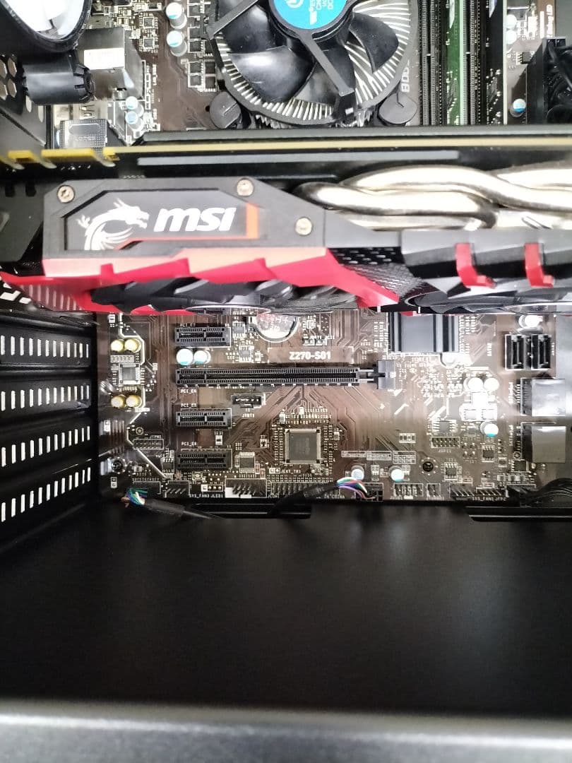 自作ゲーミングPC Corei7-7700 GTX1070 8GB 難有り