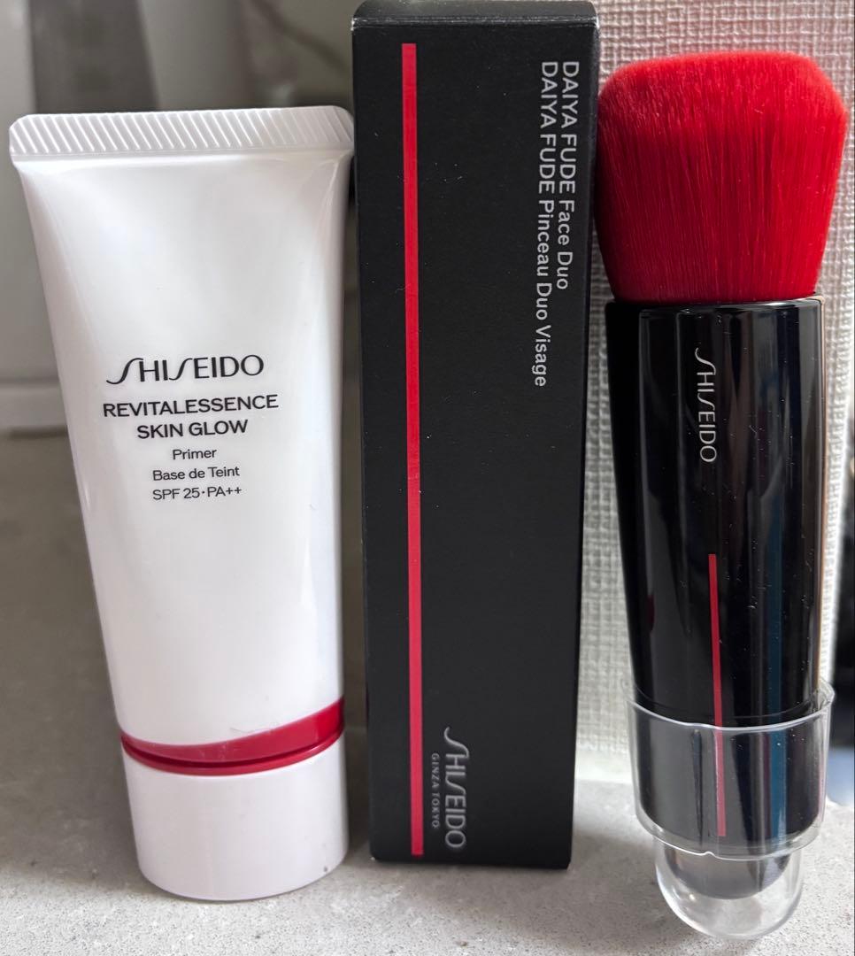 SHISEIDO エッセンス スキン グロウ プライマー　＋ブラシ　セット