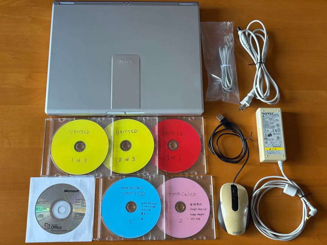 SOTEC WinBook Windows XP レトロPC AC専用 元箱付