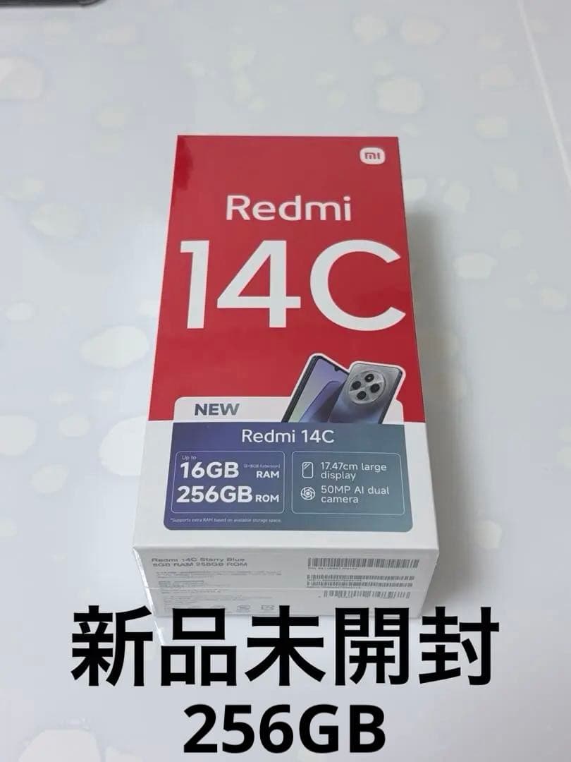 w*a様 android xiaomi 14C 256Gb 新品未使用