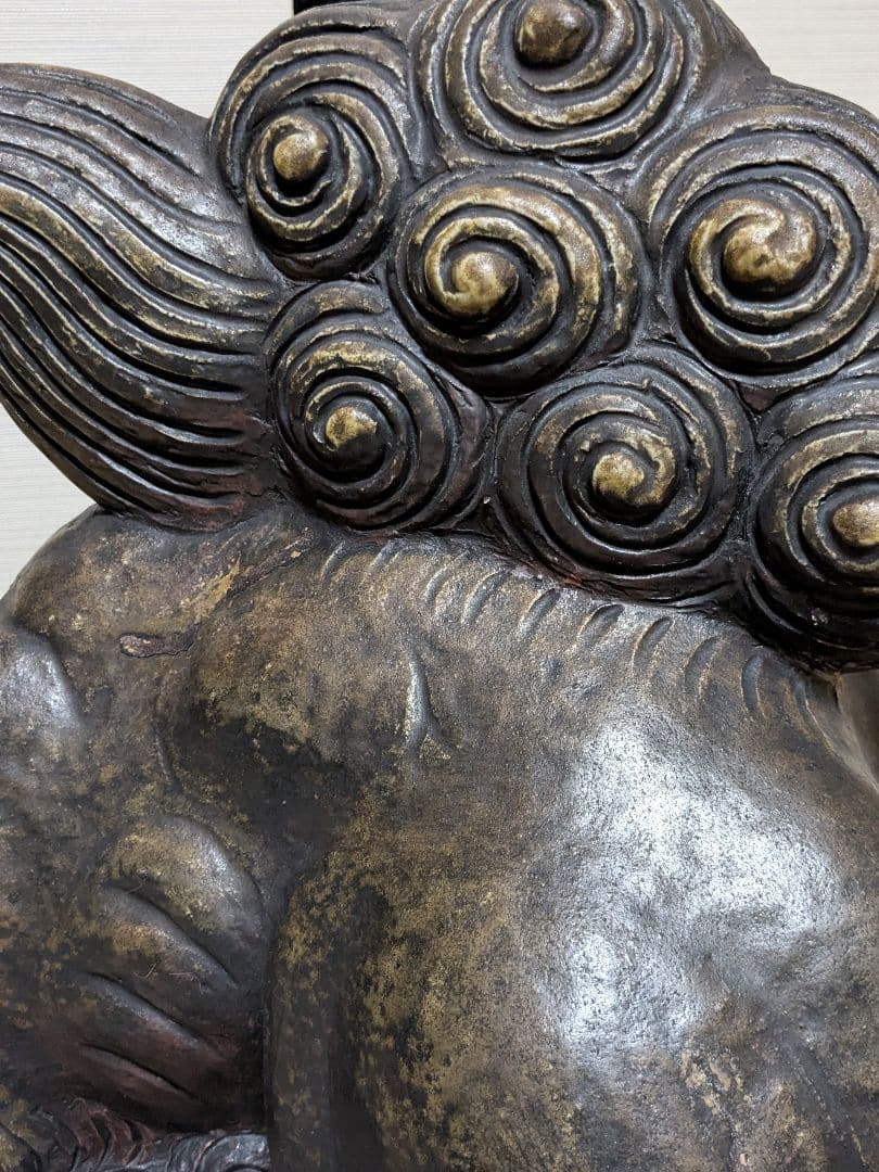 木南知加選 備前焼 獅子置物 縁起物 インテリア 魔除け 厄除け 細工物 工芸品