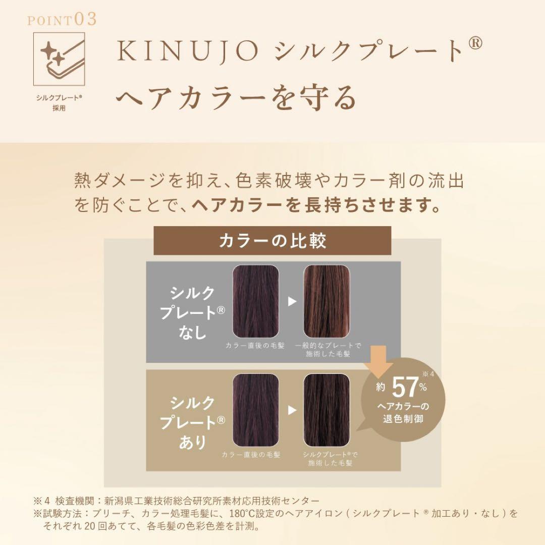 新品未開封 キヌージョ ワールドワイドモデル 《海外兼用ストレートアイロン》
