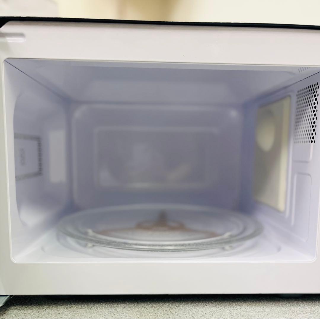 【美品】ニトリ　西日本用電子レンジ （60Hz） 700W　黒　2024年製