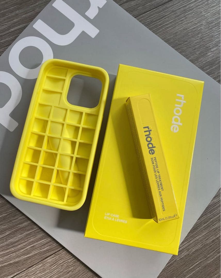 【全機種対応】rhode lemontini iPhoneケースリップ付き
