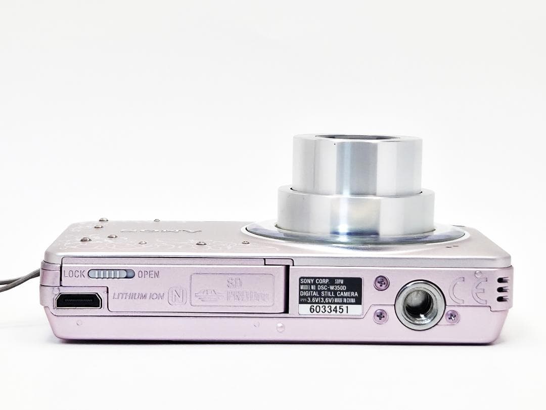 ソニー　SONY Cyber-shot DSC-W350D ピンク《動作確認済》
