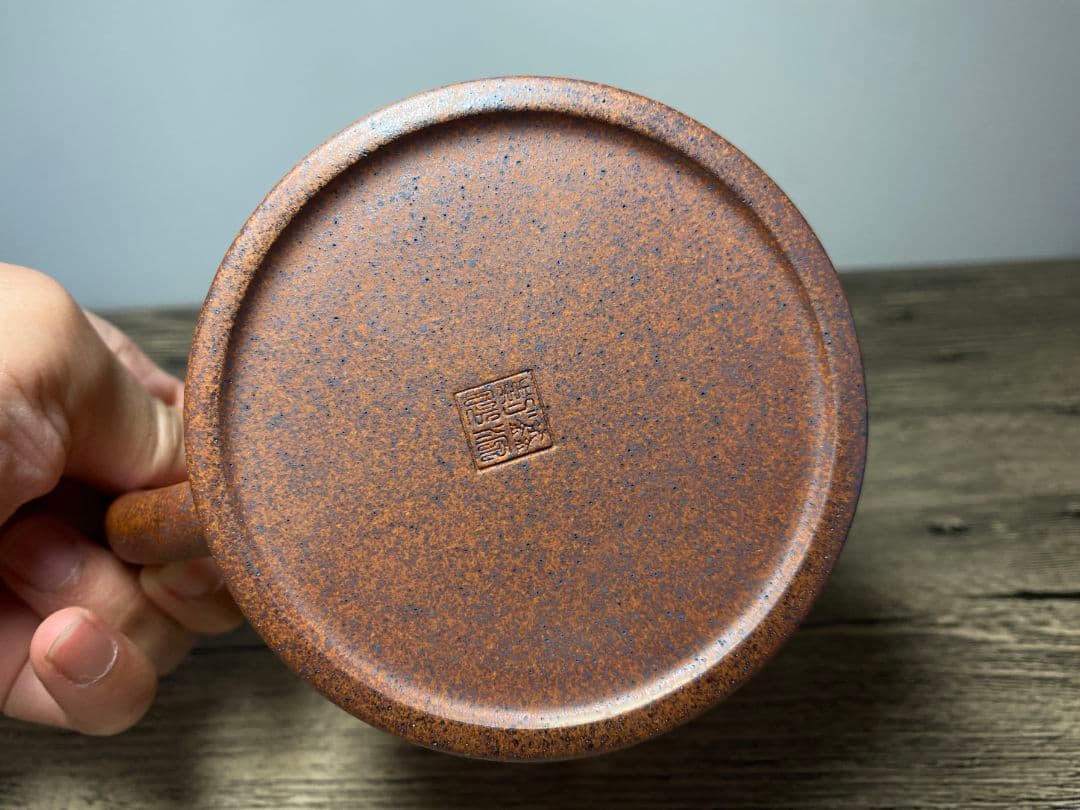 中国茶器 茶器 分茶器 心経 千手観音 紫砂公道杯 未使用品